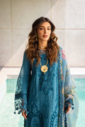 Saira Rizwan | Luxury Lawn 24 | SAPPHIRE - SRLL24-07 - House Of Hania