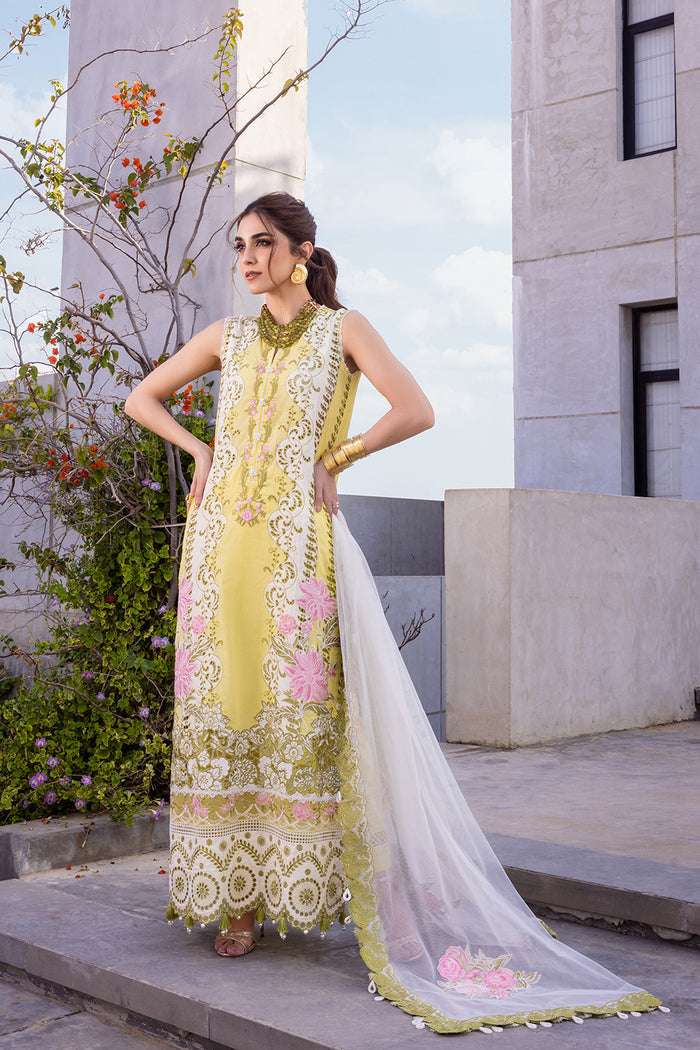 Saira Rizwan | Luxury Lawn 24 | TIFFANY - SRLL24-03 - House Of Hania