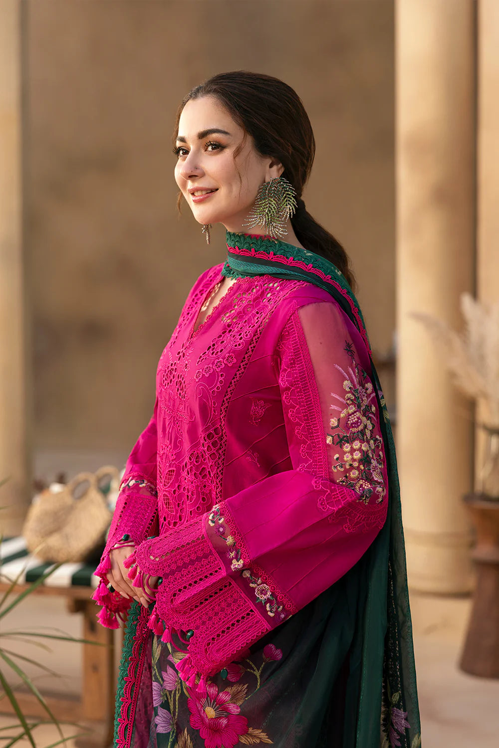 Saira Rizwan | Luxury Lawn 25 | ELODIE-SRL25-04 - House Of Hania
