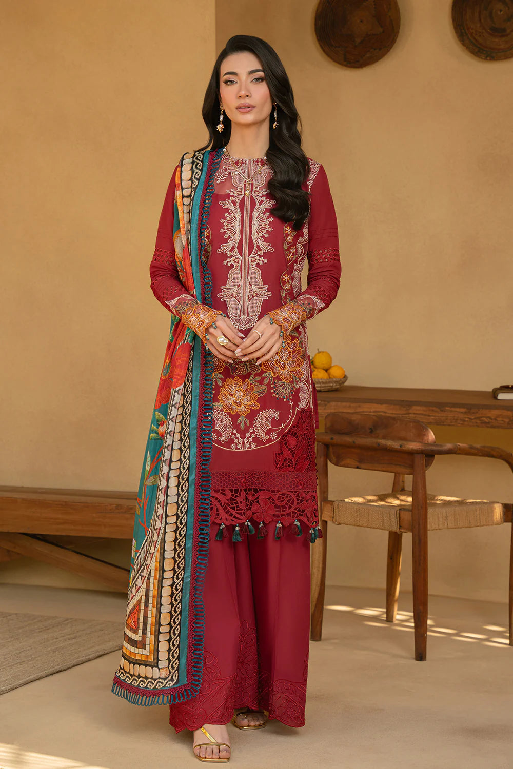 Saira Rizwan | Luxury Lawn 25 | MANON-SRL25-02 - House Of Hania