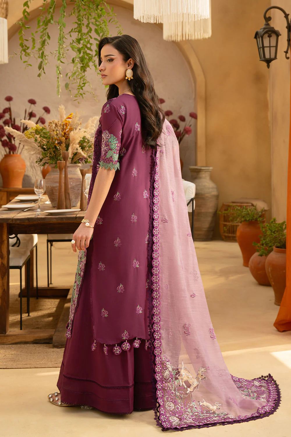 Saira Rizwan | Luxury Lawn 25 | VALERIE-SRL25-11 - House Of Hania