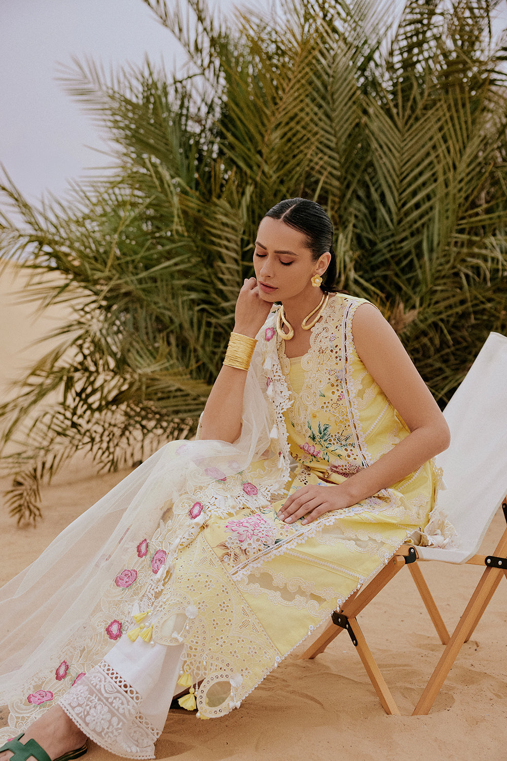 Saira Rizwan | Luxury Lawn 26 | AREZOU-SRL26-04 - House Of Hania