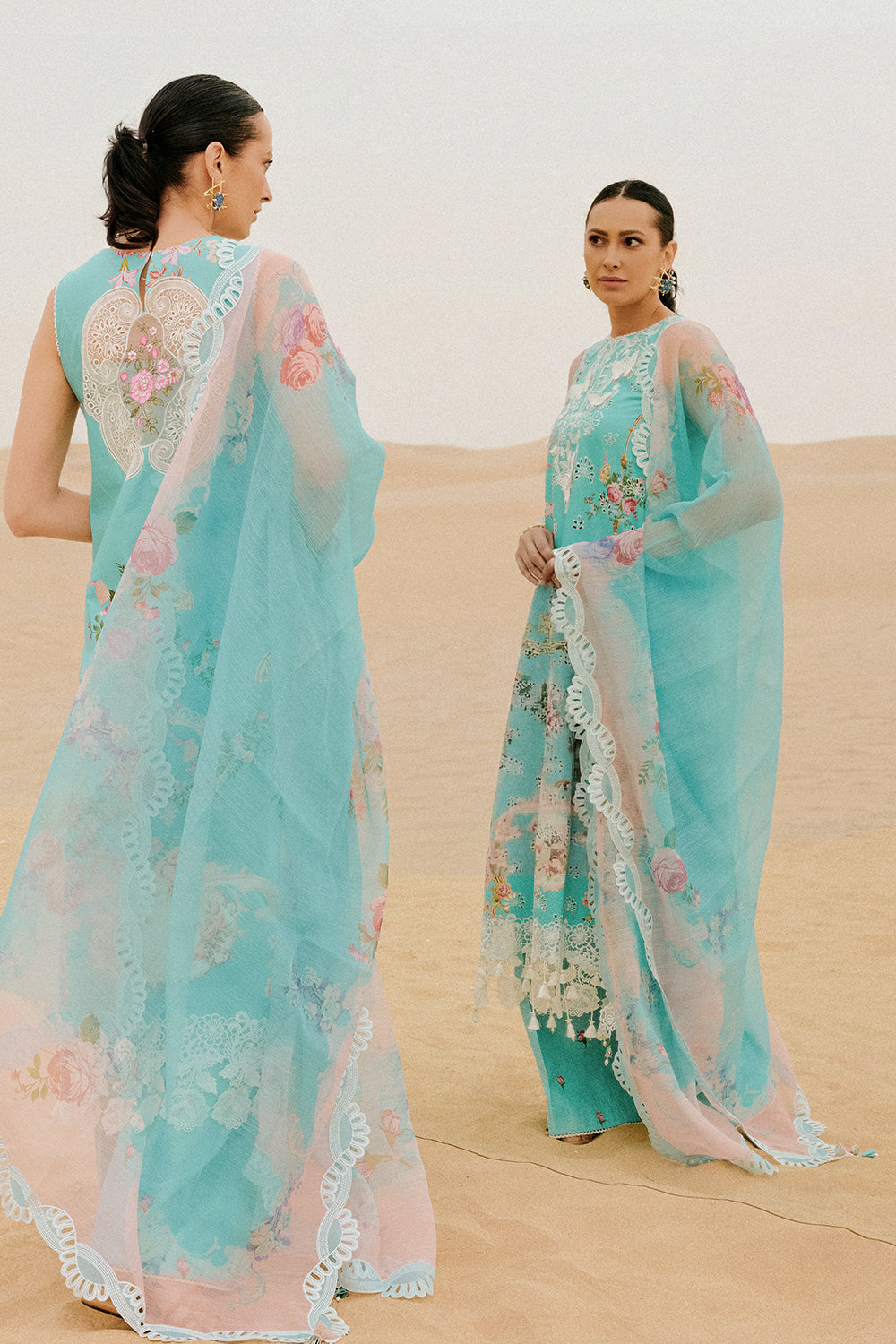 Saira Rizwan | Luxury Lawn 26 | MEHRSA-SRL26-03 - House Of Hania