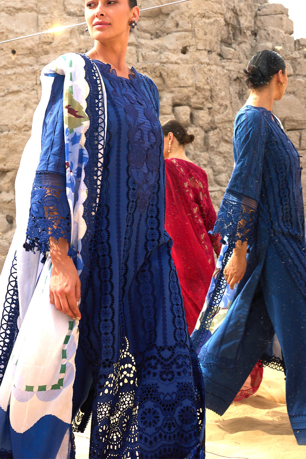 Saira Rizwan | Luxury Lawn 26 | NEA-SRL26-01 - House Of Hania
