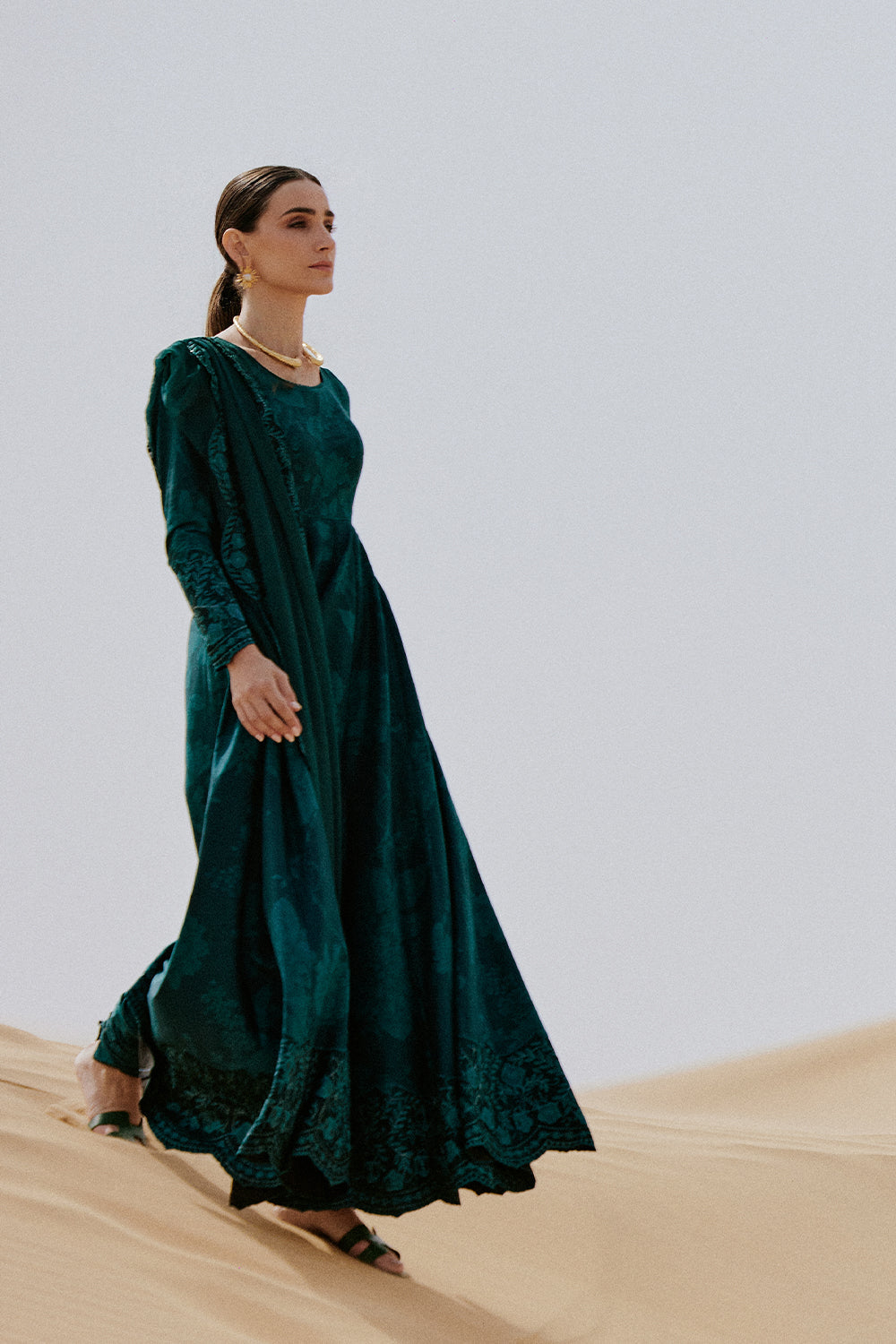 Saira Rizwan | Luxury Lawn 26 | ZOMOROD-SRL26-10 - House Of Hania