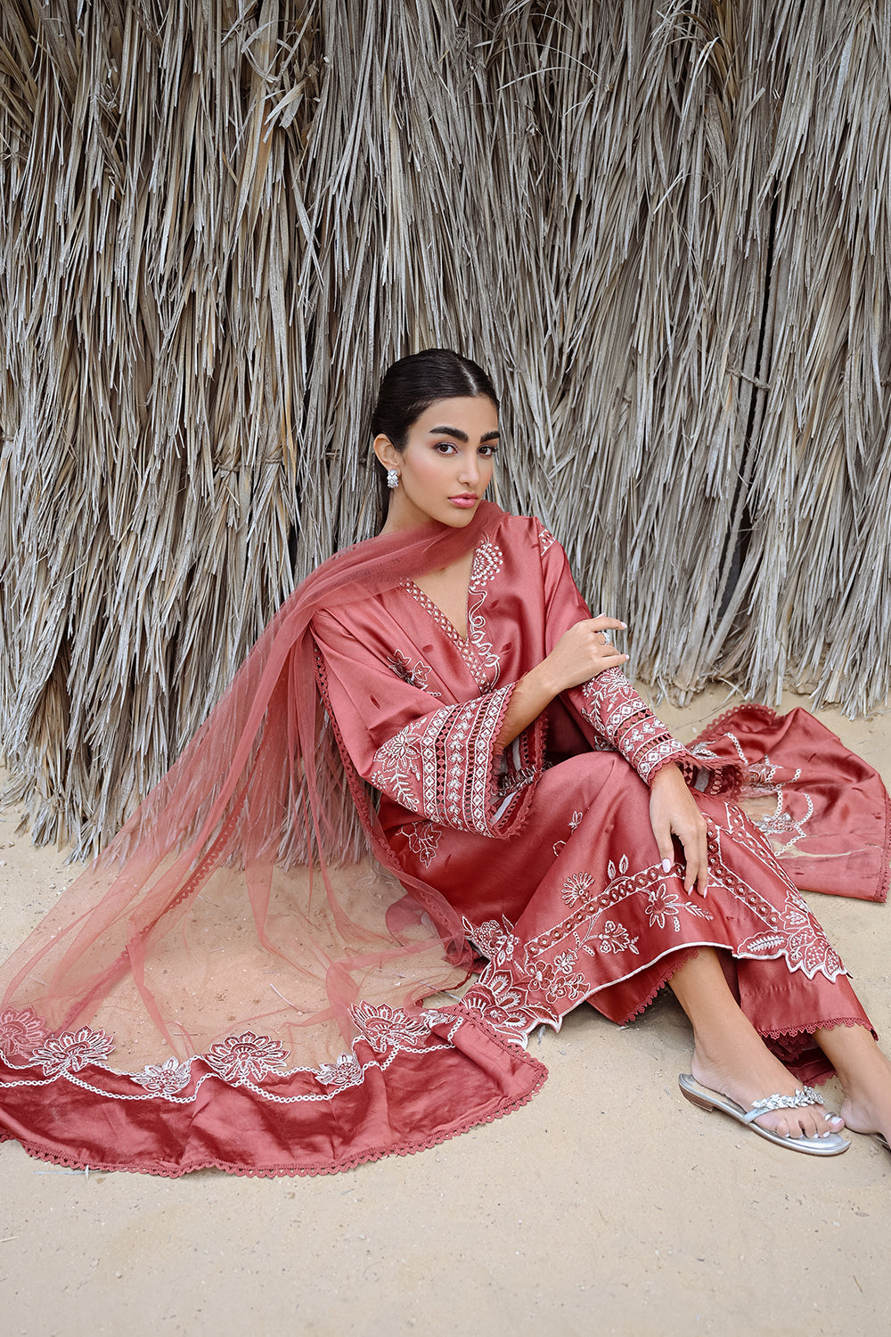 Saira Rizwan | Saija Silk Pret'26 | MIREYA- SRSP26-06 - House Of Hania