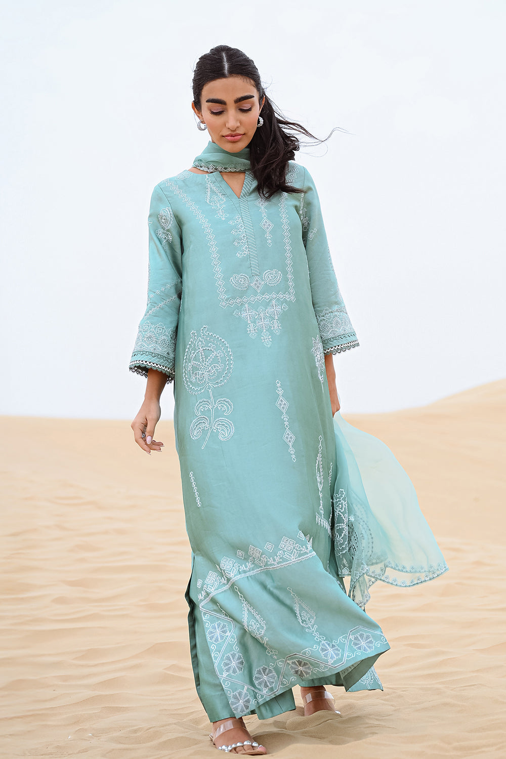 Saira Rizwan | Saija Silk Pret'26 | NAVYA- SRSP26-05 - House Of Hania