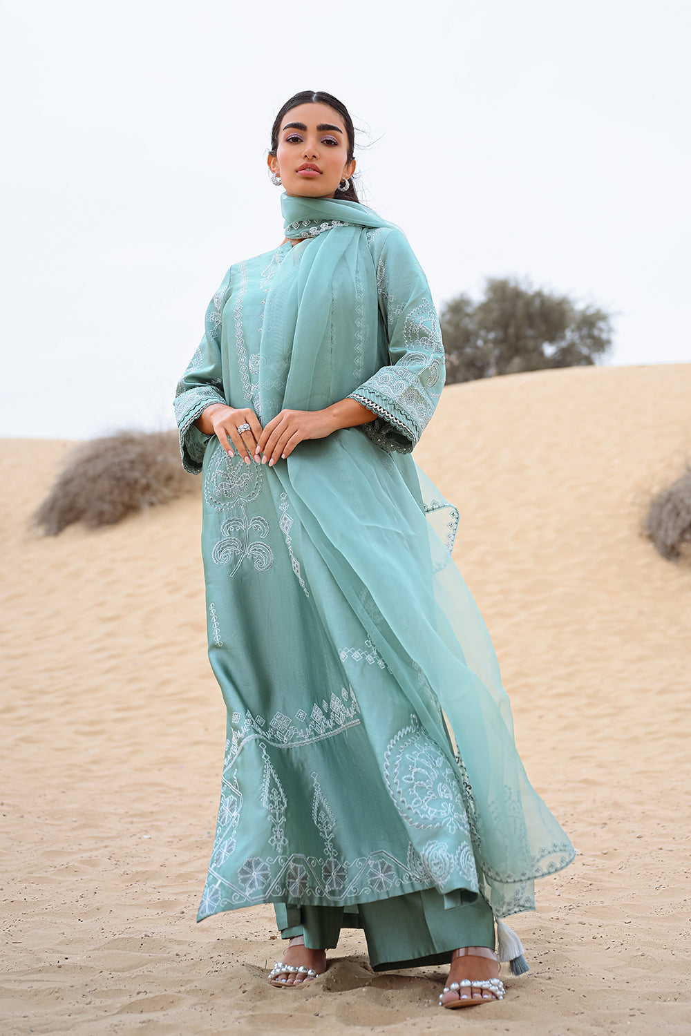 Saira Rizwan | Saija Silk Pret'26 | NAVYA- SRSP26-05 - House Of Hania