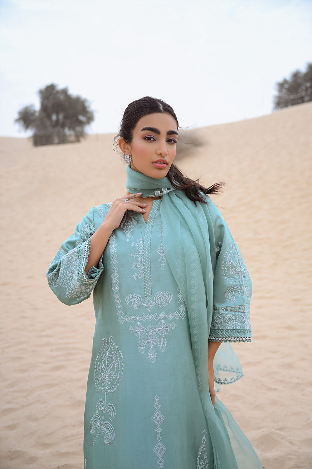 Saira Rizwan | Saija Silk Pret'26 | NAVYA- SRSP26-05 - House Of Hania