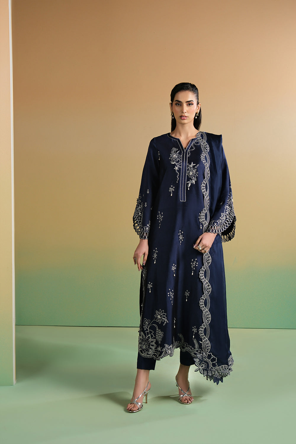 Saira Rizwan | Saija Silk Pret'26 | OJANI- SRSP26-03 - House Of Hania