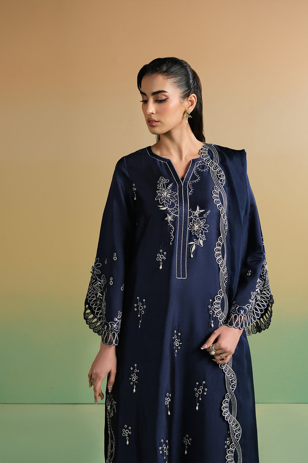Saira Rizwan | Saija Silk Pret'26 | OJANI- SRSP26-03 - House Of Hania
