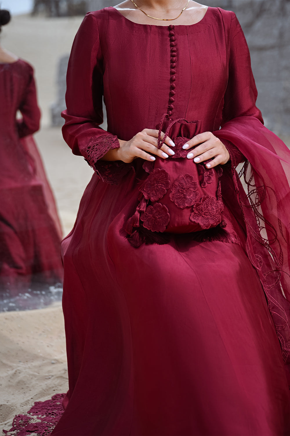 Saira Rizwan | Saija Silk Pret'26 | RAINA- SRSP26-04 - House Of Hania