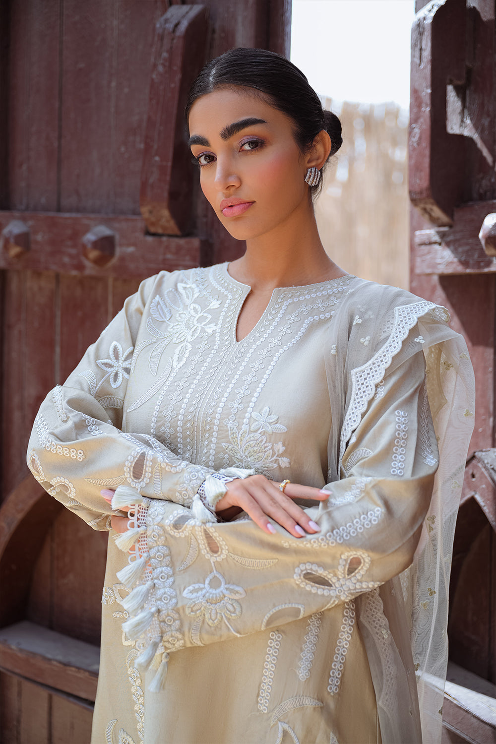 Saira Rizwan | Saija Silk Pret'26 | RUVIA- SRSP26-01 - House Of Hania