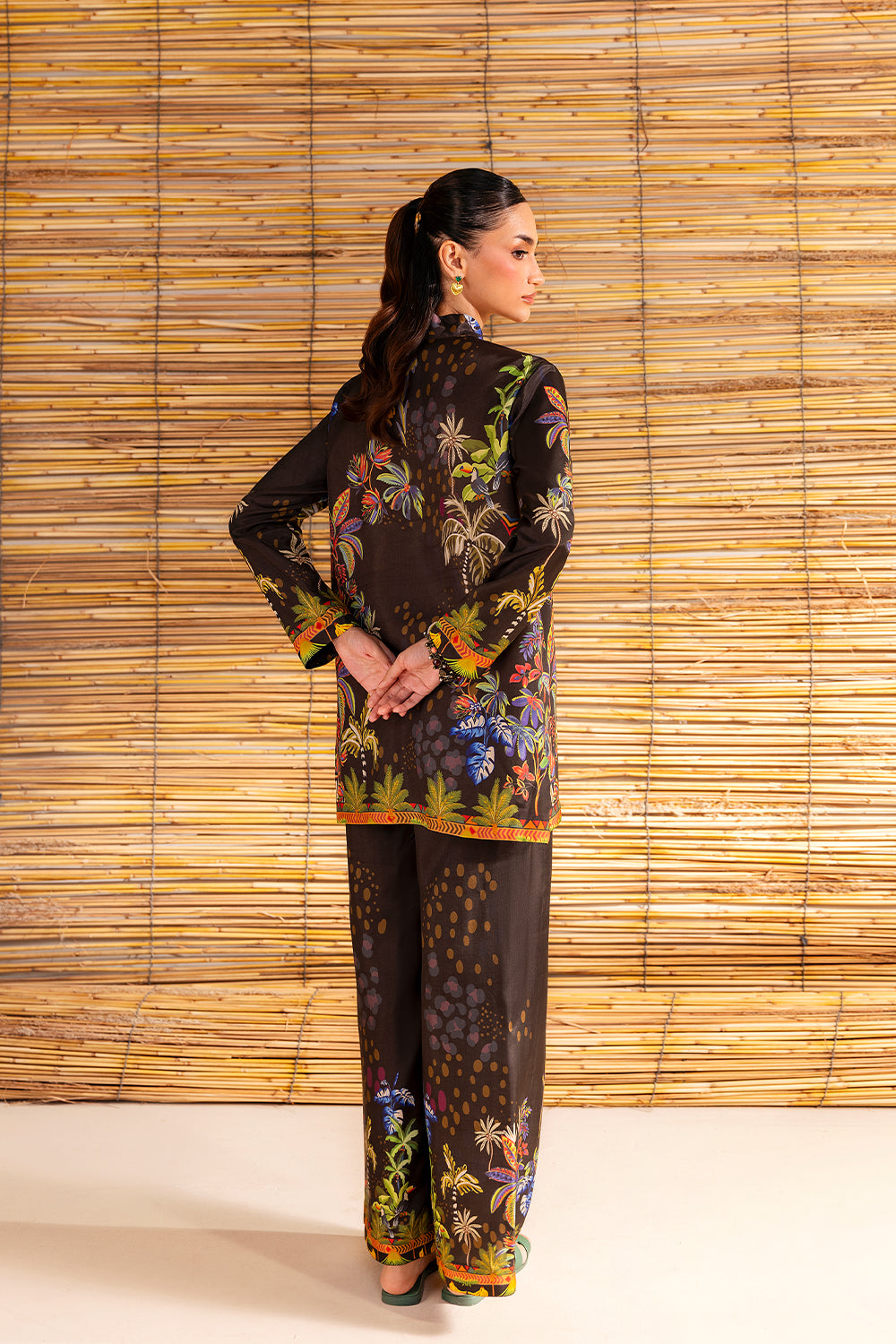 Saira Rizwan | Silk Coords 25 | COCONUT CRUSH - SRSP-25-02 - House Of Hania