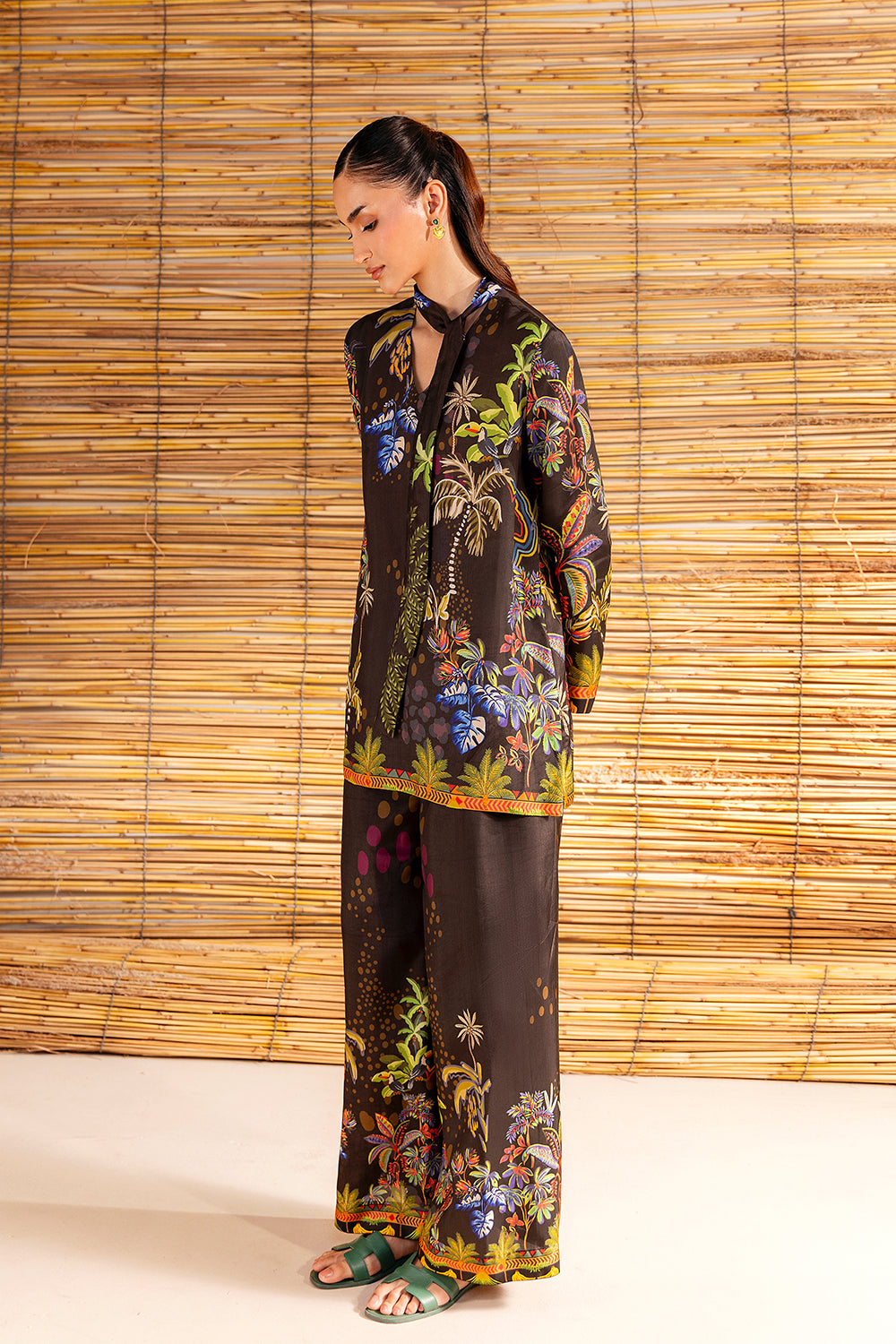 Saira Rizwan | Silk Coords 25 | COCONUT CRUSH - SRSP-25-02 - House Of Hania