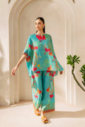 Saira Rizwan | Silk Coords 25 | SUNSET SAMBA - SRSP-25-03 - House Of Hania