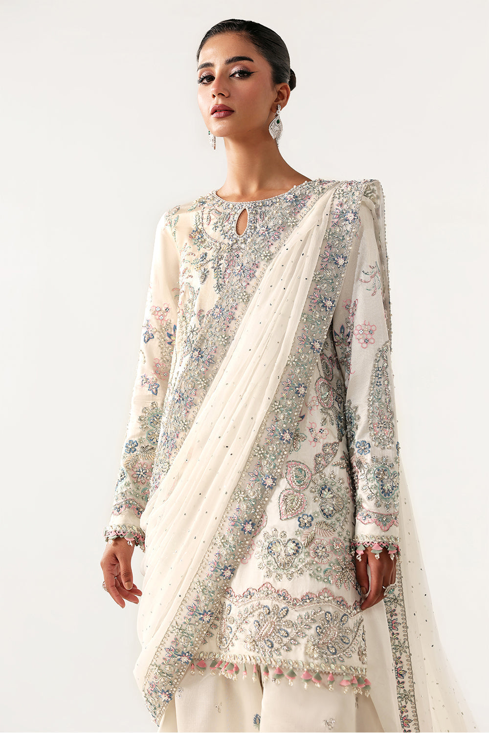 Saira Rizwan | Silk Luxe 26 | AYLIN- SRLSP-26-08 - House Of Hania