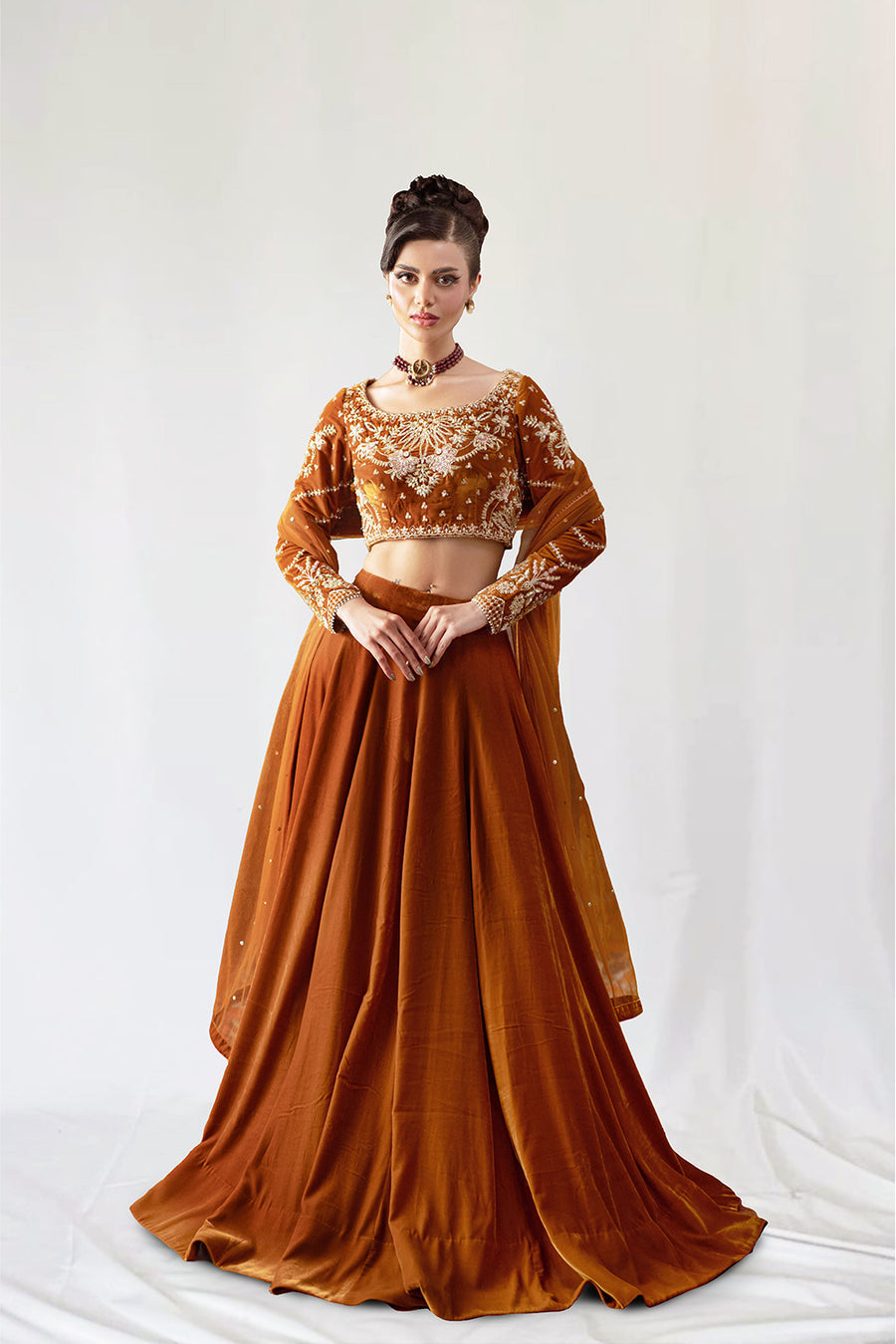 Saira Rizwan | Velvet Pret 25 | AMBERIN-SRVP25-11 - House Of Hania