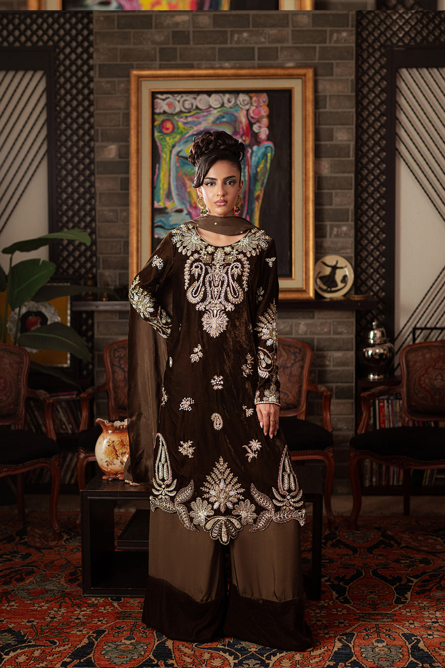 Saira Rizwan | Velvet Pret 25 | GURR-SRVP25-09 - House Of Hania
