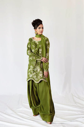 Saira Rizwan | Velvet Pret 25 | KAHWA-SRVP25-08 - House Of Hania