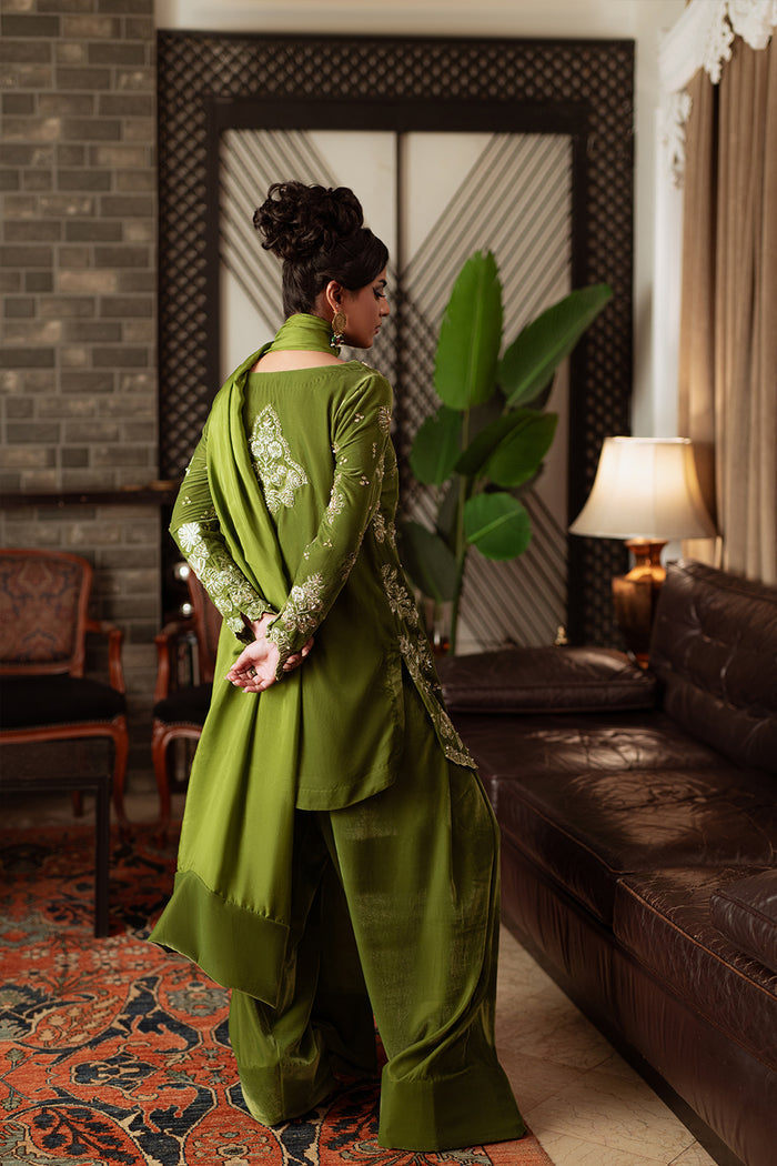 Saira Rizwan | Velvet Pret 25 | KAHWA-SRVP25-08 - House Of Hania