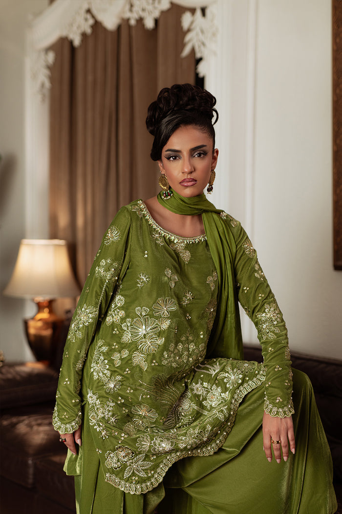 Saira Rizwan | Velvet Pret 25 | KAHWA-SRVP25-08 - House Of Hania