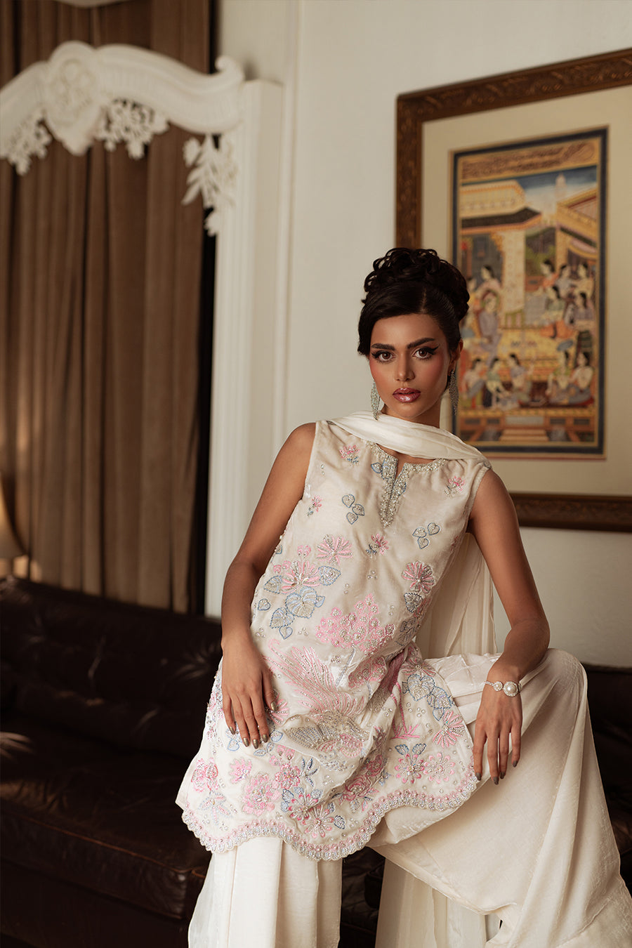Saira Rizwan | Velvet Pret 25 | NARGIS-SRVP25-07 - House Of Hania