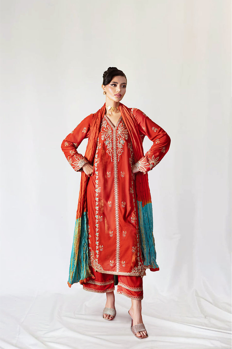 Saira Rizwan | Velvet Pret 25 | NEELAM-SRVP25-06 - House Of Hania