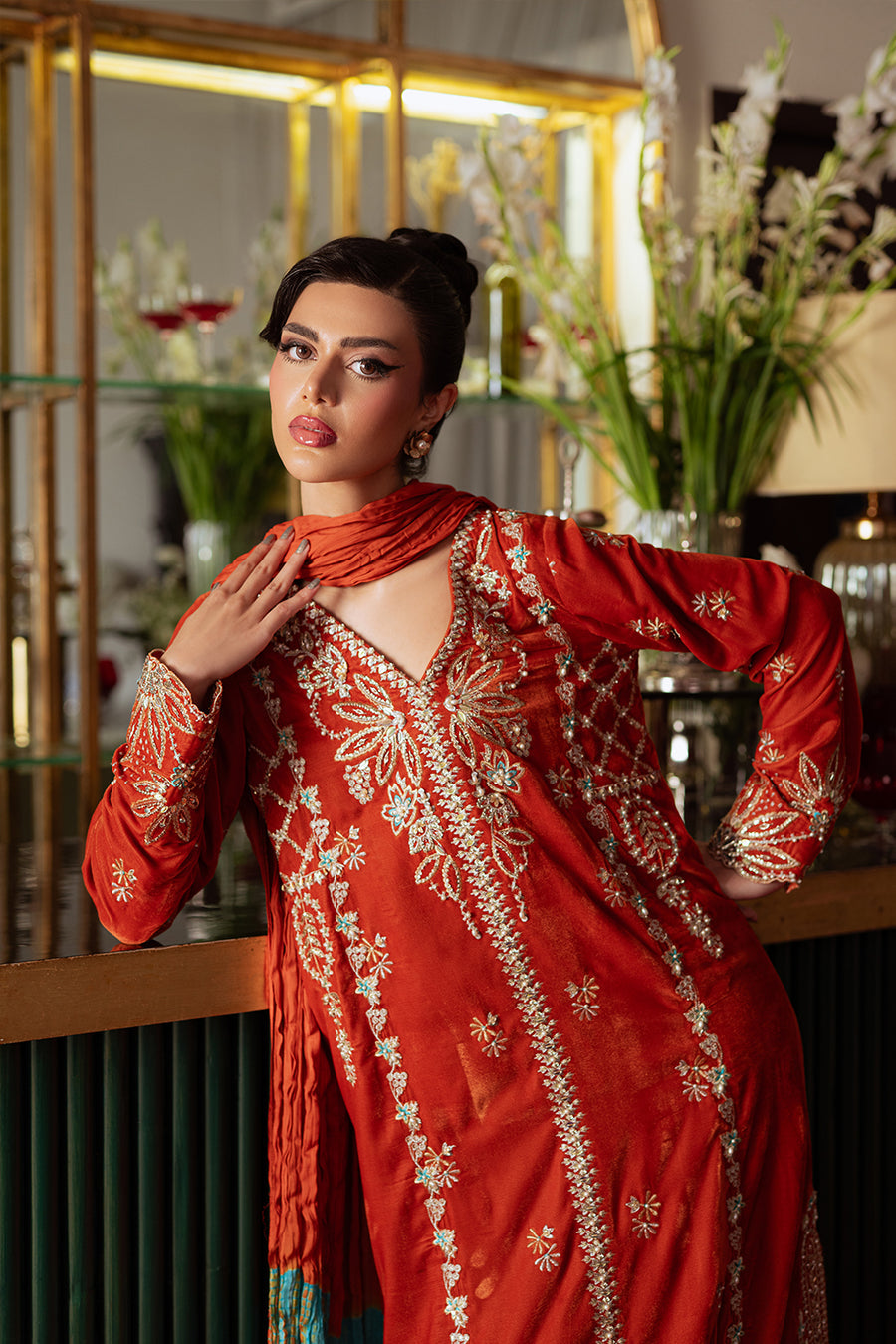 Saira Rizwan | Velvet Pret 25 | NEELAM-SRVP25-06 - House Of Hania