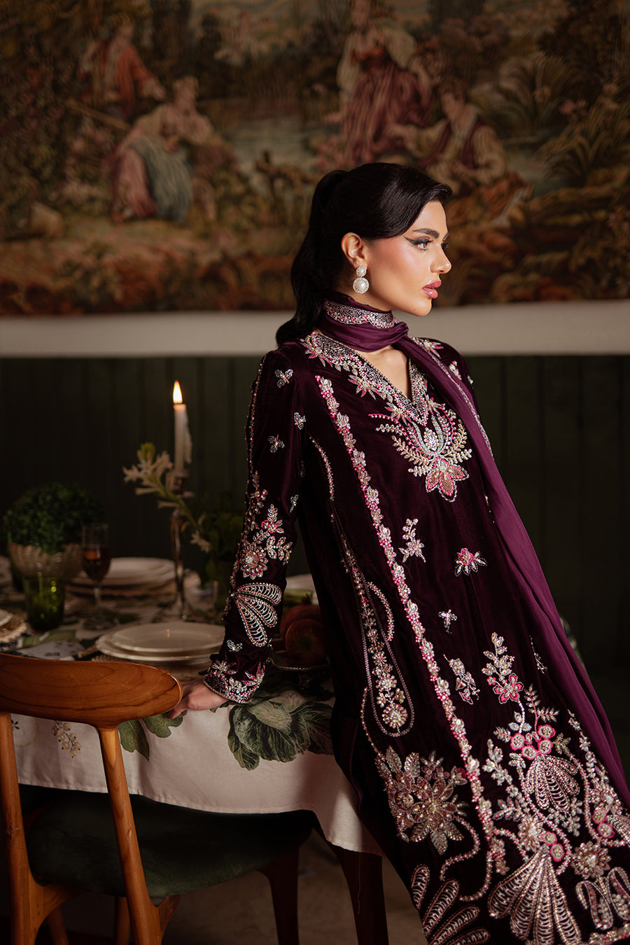 Saira Rizwan | Velvet Pret 25 | SHABNAM-SRVP25-05 - House Of Hania