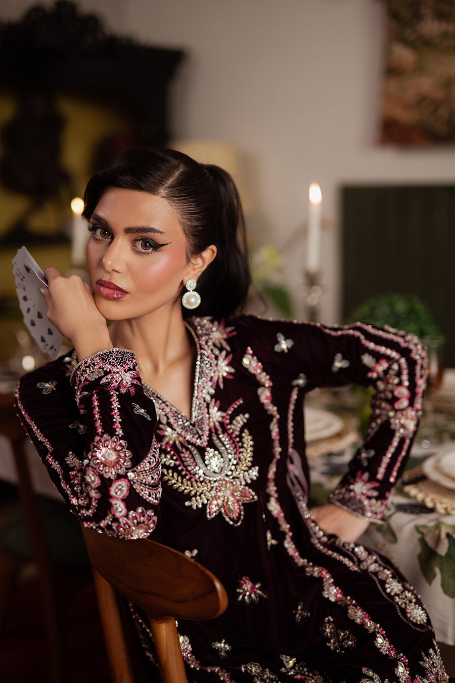 Saira Rizwan | Velvet Pret 25 | SHABNAM-SRVP25-05 - House Of Hania