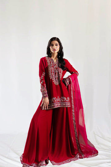 Saira Rizwan | Velvet Pret 25 | SHIREEN-SRVP25-04 - House Of Hania