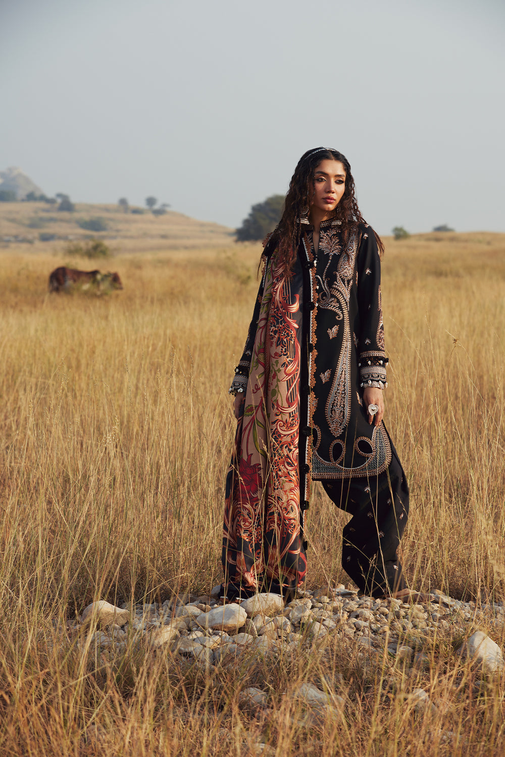 Saira Rizwan | Winter Khaddar 25 | MAHTAAB-SRW25-01 - House Of Hania