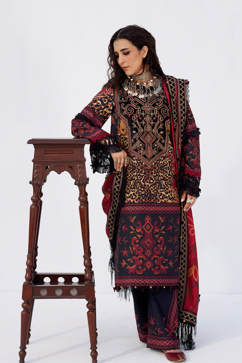 Saira Rizwan | Winter Khaddar 25 | NAZ-SRW25-09 - House Of Hania