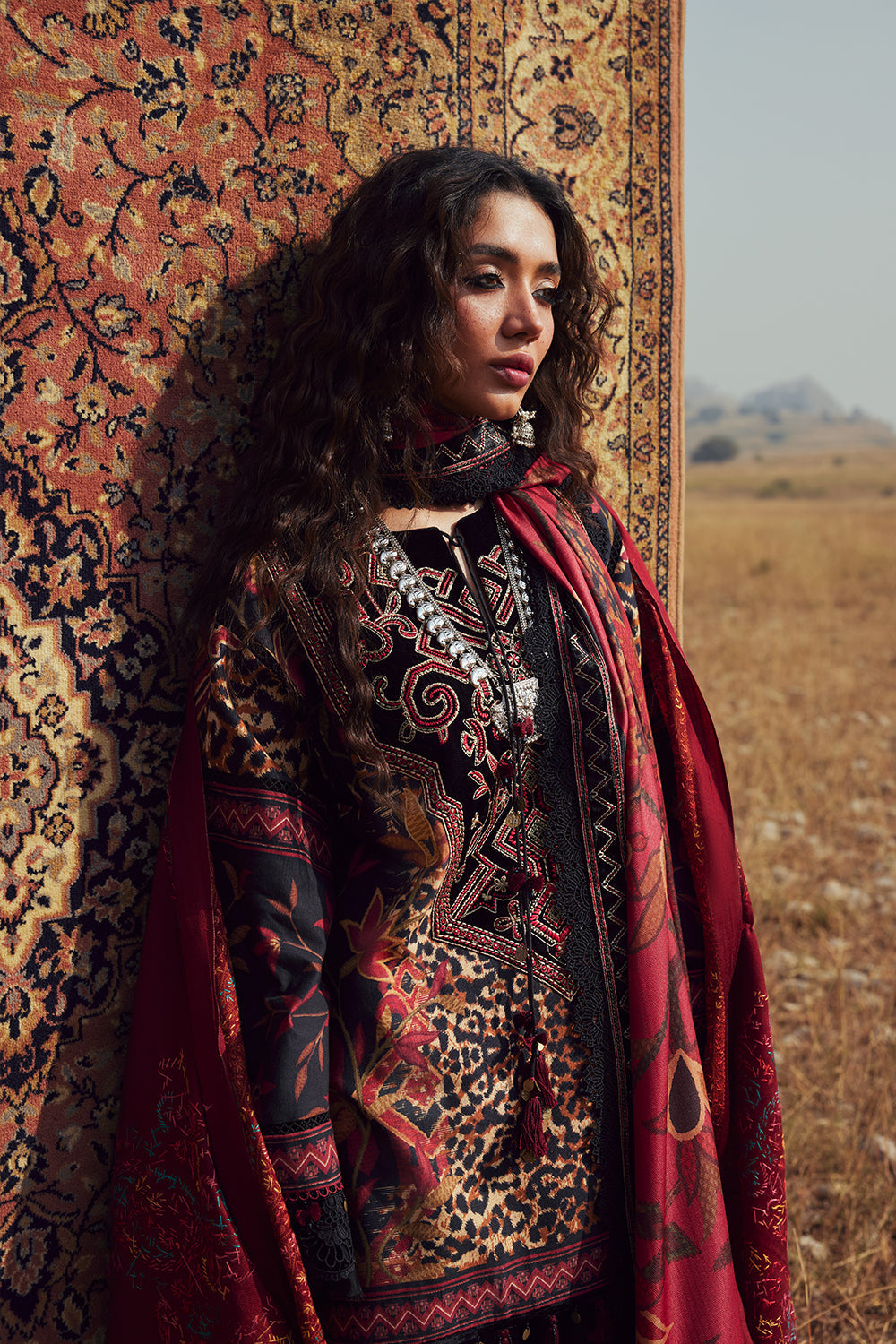 Saira Rizwan | Winter Khaddar 25 | NAZ-SRW25-09 - House Of Hania