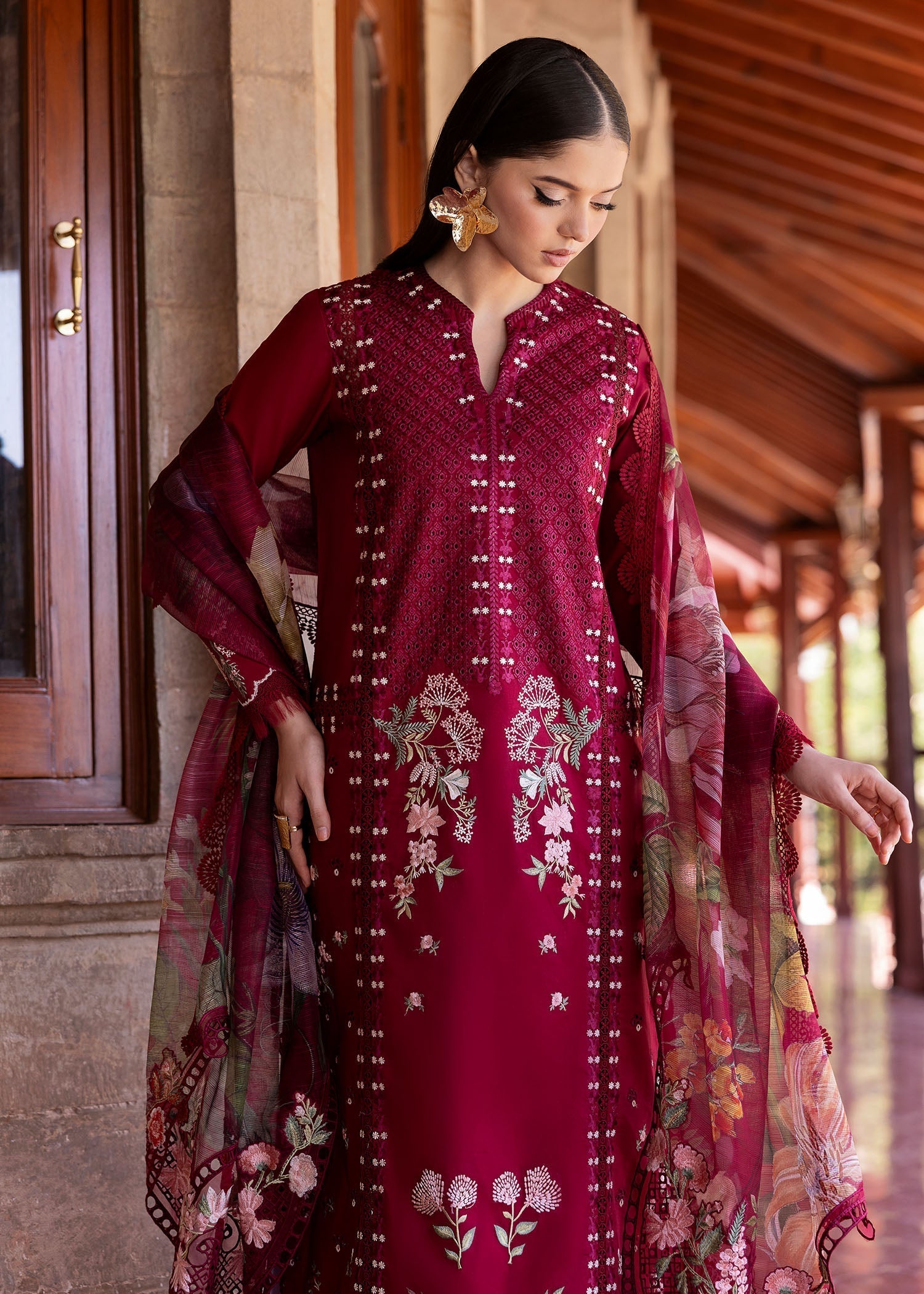 Saira Shakira | Bloom Lawn 25 | HANGING GARDENS 2-A - House Of Hania
