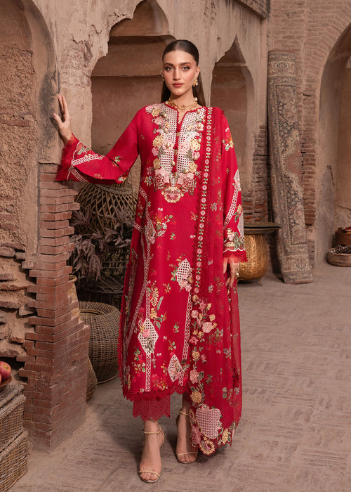 Saira Shakira | Breeze Luxury Lawn | ROSE-6-A - House Of Hania