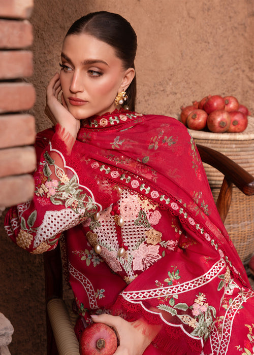 Saira Shakira | Breeze Luxury Lawn | ROSE-6-A - House Of Hania