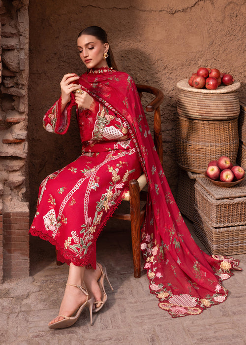 Saira Shakira | Breeze Luxury Lawn | ROSE-6-A - House Of Hania