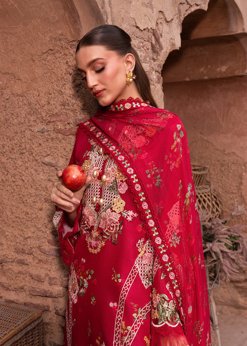 Saira Shakira | Breeze Luxury Lawn | ROSE-6-A - House Of Hania