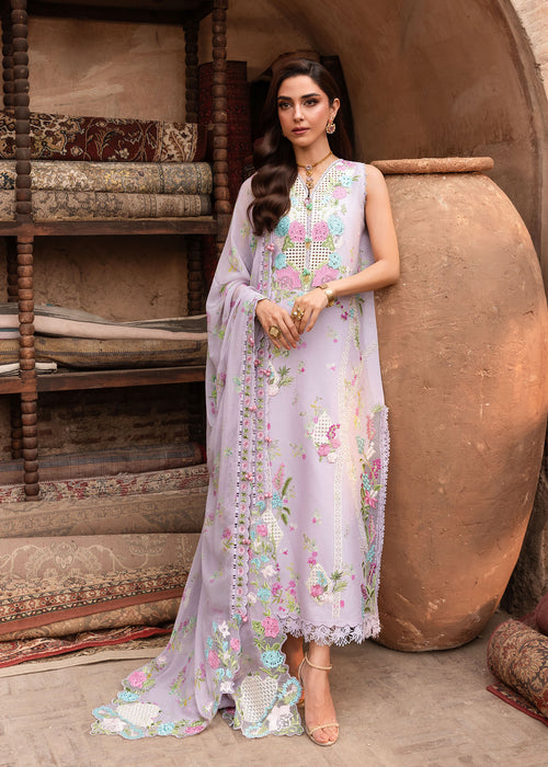 Saira Shakira | Breeze Luxury Lawn | ROSE-6-B - House Of Hania