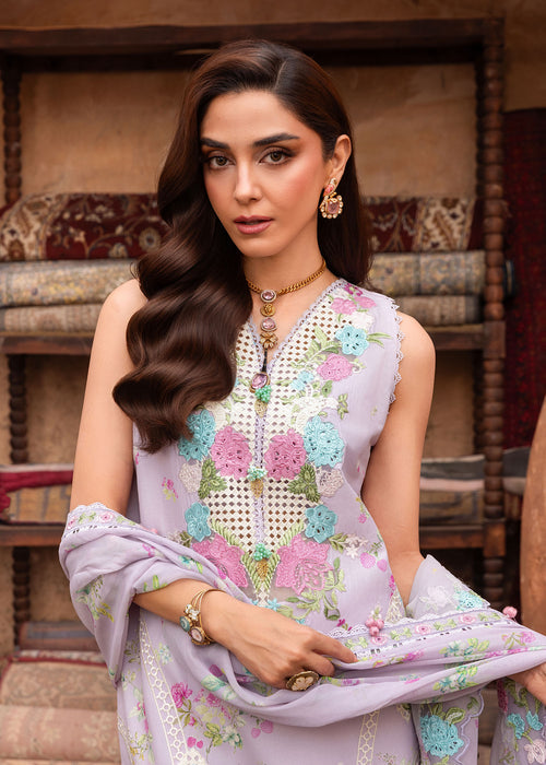 Saira Shakira | Breeze Luxury Lawn | ROSE-6-B - House Of Hania