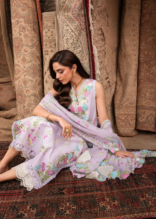 Saira Shakira | Breeze Luxury Lawn | ROSE-6-B - House Of Hania