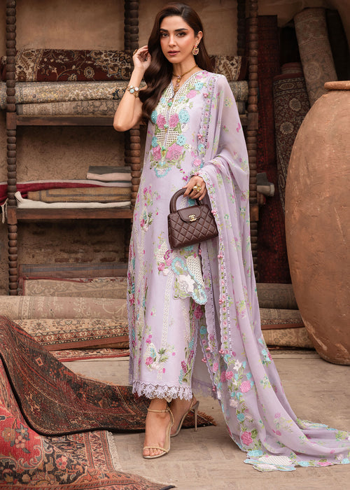 Saira Shakira | Breeze Luxury Lawn | ROSE-6-B - House Of Hania