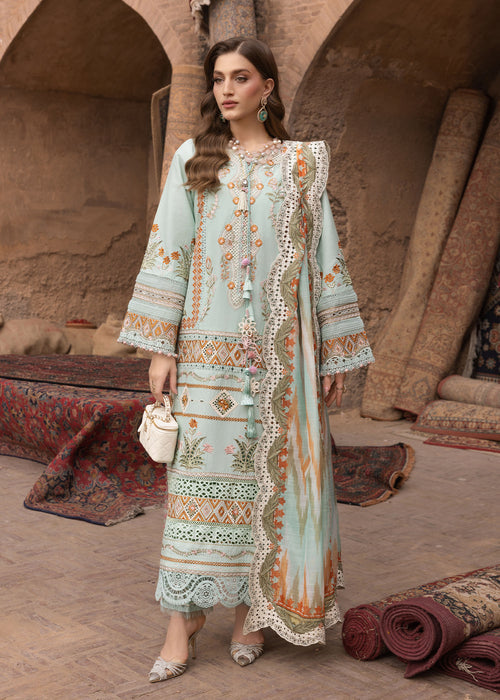 Saira Shakira | Breeze Luxury Lawn | RUNA-8-A - House Of Hania