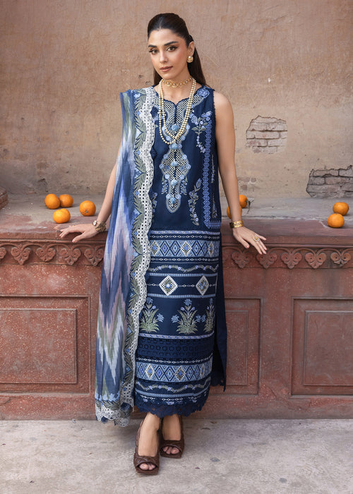 Saira Shakira | Breeze Luxury Lawn | RUNA-8-B - House Of Hania