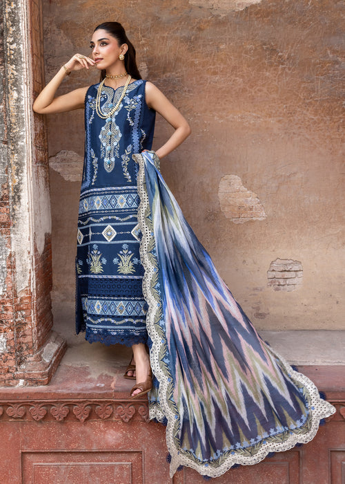 Saira Shakira | Breeze Luxury Lawn | RUNA-8-B - House Of Hania