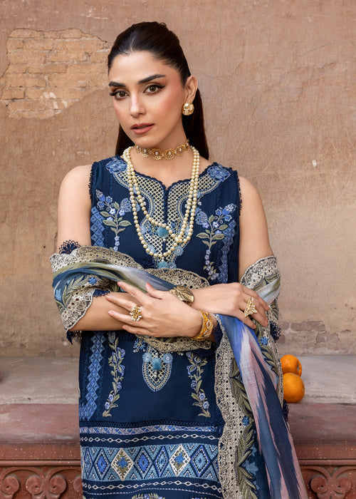 Saira Shakira | Breeze Luxury Lawn | RUNA-8-B - House Of Hania