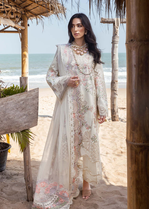 Saira Shakira | Luxury Lawn 25 | DAHLIA-A - House Of Hania
