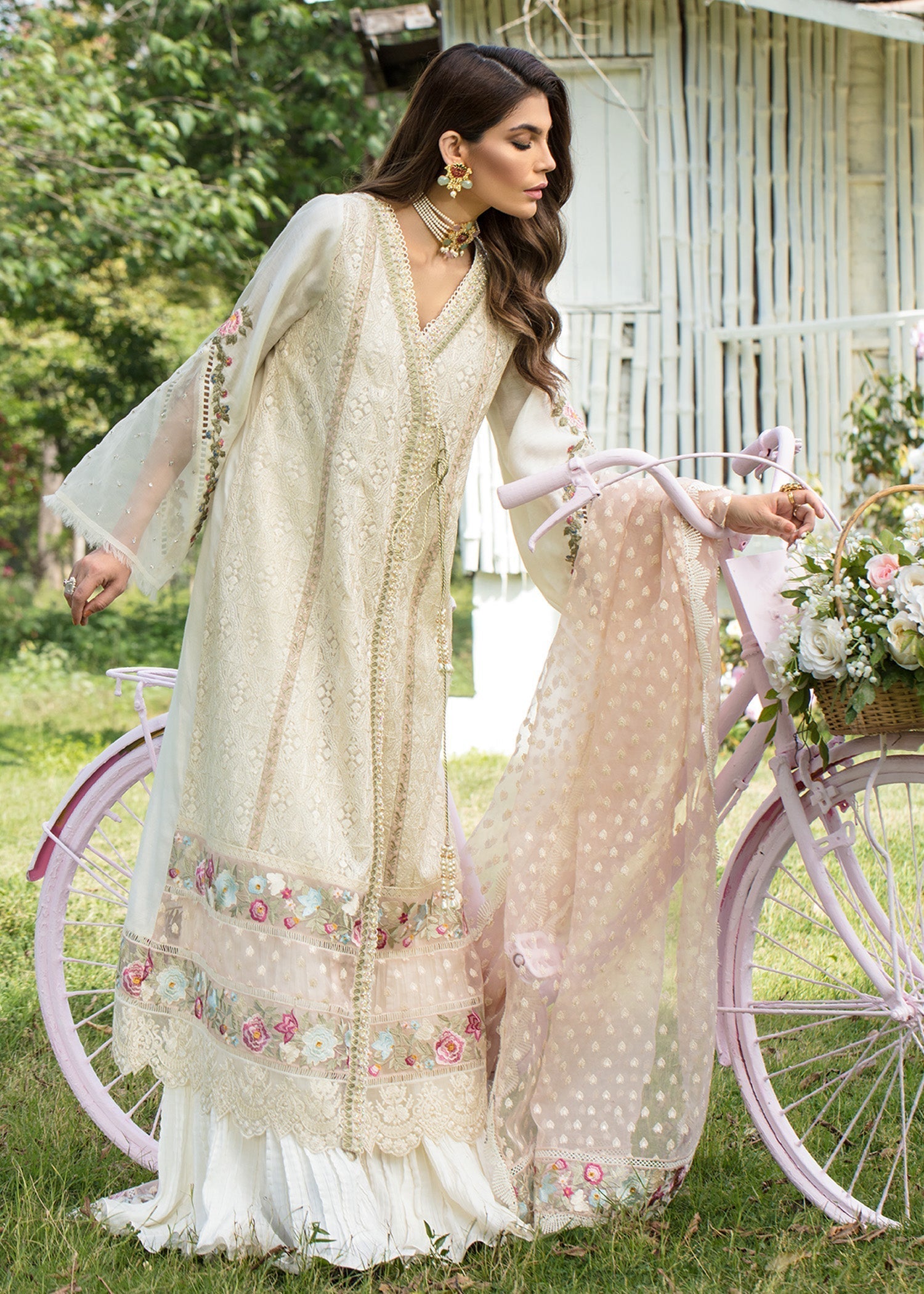 Saira Shakira | Luxury Pret | Blooming Jasmine - House Of Hania